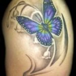 tatuaggi colorati farfalle