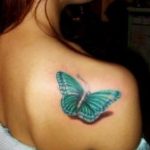 tatuaggi farfalle 3d